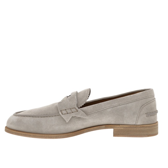 Christian Louboutin Penny Loafer Grey Suede Leather Size 10 US New main image 5